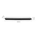 Spectrum LED LIMEA GIGANT HERMETIC 600MM 20W NW 230V 120DEG IP65 IK09 600X72X70MM BLACK - Éclairage idéal pour les espaces industriels