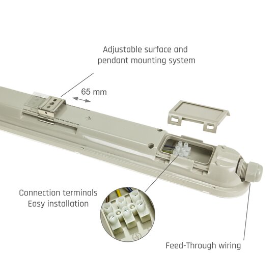 Spectrum LED LIMEA GIGANT HERMETIC - Ideal para iluminación industrial