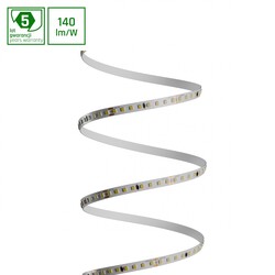 LED STRIP 2835 24V 160LED 18W/m 2520lm/m WW 10mm IP20 5YR 5m roll
