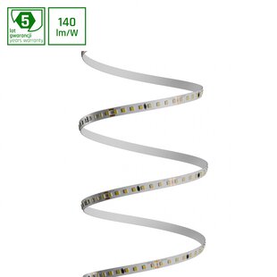 LED STRIP 2835 24V 160LED 18W/m 2520lm/m NW 10mm IP20 5YR 5m roll