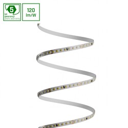 LED STRIP 2835 24V 128LED 10W/m 1200lm/m NW 8mm IP20 5YR 5m roll