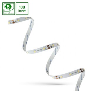 LED STRIP 20W 3528 60LED CW 5 YEARS WARRANTY 1M (ROLL 5M) - WITHOUT SILICONE