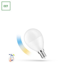 LED P45 5W E-14 230V CCT+DIM WI-FI SPECTRUM SMART