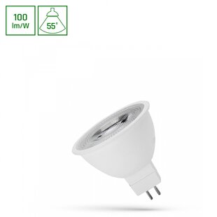 LED MR16 12V 4W SMD 55 DEGREES CW WITH LENS
