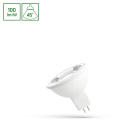 LED MR16 12V 4W SMD 38DEGCW WITH LENS