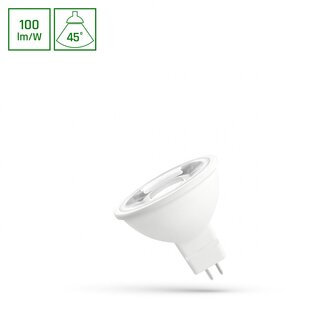 LED MR16 12V 4W SMD 38DEGCW WITH LENS