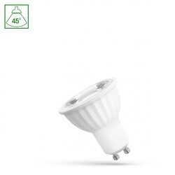 LED GU10 230V 4W SMD 45DEG WW WITH LENS SPECTRUM