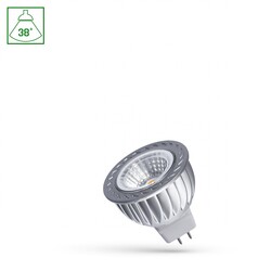 LED MR16 12V 4W COB 38DEGWW WITH COVER SPECTRUM