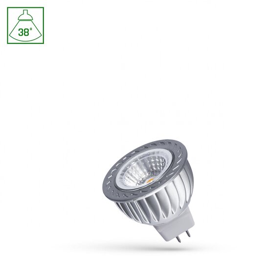 Spectrum LED LED MR16 12V 4W COB 38DEGWW WITH COVER SPECTRUM - Ideal für eine gemütliche Atmosphäre