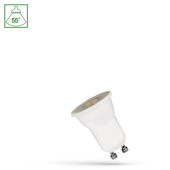 Spectrum LED LED MR11 GU10 230V 2W SMD 55DEG WW WITH LENS SPECTRUM - Ideales Licht für jeden Raum