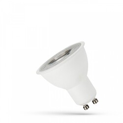 LED GU10 230V 4W SMD 55DEG WW WITH LENS SPECTRUM