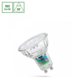 LED GU10 230V 2,5W SMD A-CLASS NW LENS 38DEG SPECTRUM
