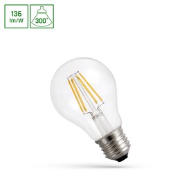 LED GLS A67 E-27 230V 11W COG WW CLEAR SPECTRUM