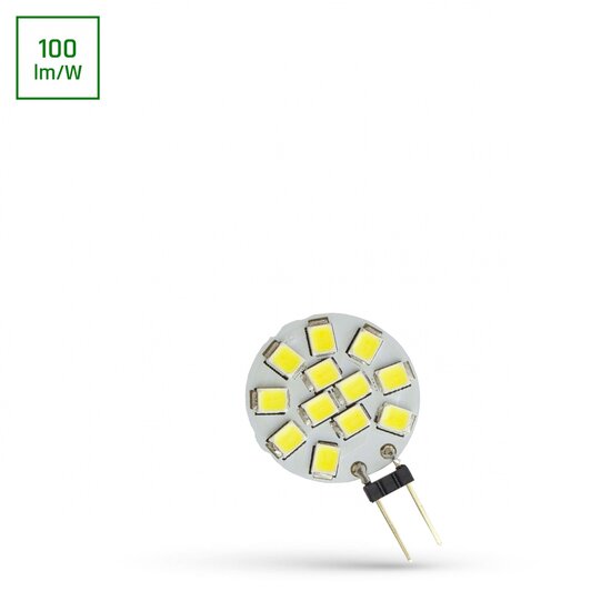 Spectrum LED LED G4 12V 1.2W 12 LED CW 20mm SPECTRUM - Éclairage parfait pour chaque espace