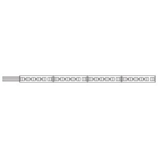 LED strip 24V 28,8W per meter 1200 lumen breedte 12mm IP20