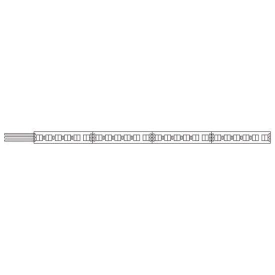 Fantasia LED strip 24V, 28,8W/m, 1200 lumen per meter, breedte 12mm, IP20, verkocht per 10cm segment