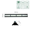 Spectrum LED HALLS LINE 200W NW 230V 90DEG IP66 IK10 990X126X95MM BLACK - Leistungsstarke Beleuchtung für industrielle Anwendungen