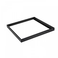 Spectrum LED FRAME TO MOUNTED FIXTURE SURFACE LUMINAIRE ALGINE LINE 600X600MM BLACK - Perfect for modern lighting