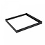 Spectrum LED FRAME TO MOUNTED FIXTURE SURFACE LUMINAIRE ALGINE LINE 600X600MM BLACK - Perfect for modern lighting