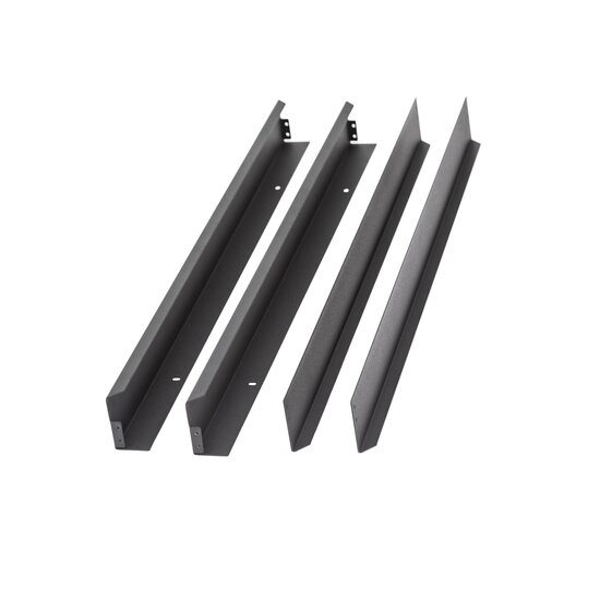 Spectrum LED FRAME TO MOUNTED FIXTURE SURFACE LUMINAIRE ALGINE LINE 600X600MM BLACK - Perfect for modern lighting