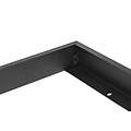 Spectrum LED FRAME TO MOUNTED FIXTURE SURFACE LUMINAIRE ALGINE LINE 600X600MM BLACK - Perfect for modern lighting
