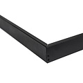 Spectrum LED FRAME TO MOUNTED FIXTURE SURFACE LUMINAIRE ALGINE LINE 600X600MM BLACK - Perfect for modern lighting