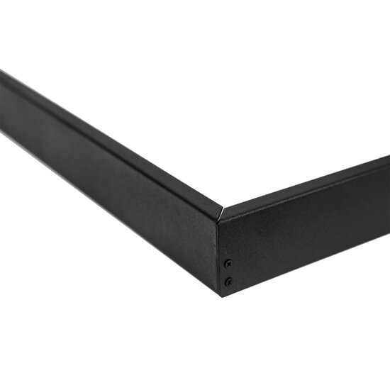 Spectrum LED FRAME TO MOUNTED FIXTURE SURFACE LUMINAIRE ALGINE LINE 600X600MM BLACK - Perfect for modern lighting