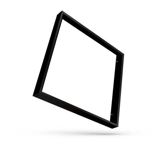 Spectrum LED FRAME TO MOUNTED FIXTURE SURFACE LUMINAIRE ALGINE LINE 600X600MM BLACK - Perfect for modern lighting
