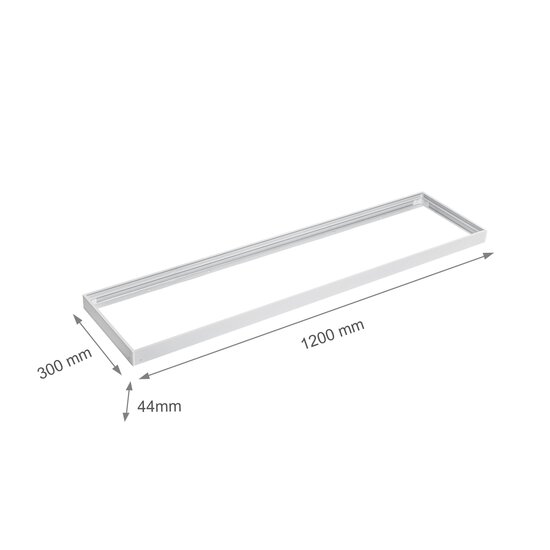 Spectrum LED FRAME TO MOUNTED FIXTURE SURFACE LUMINAIRE ALGINE 300X1200MM - Idéal pour des solutions d'éclairage modernes