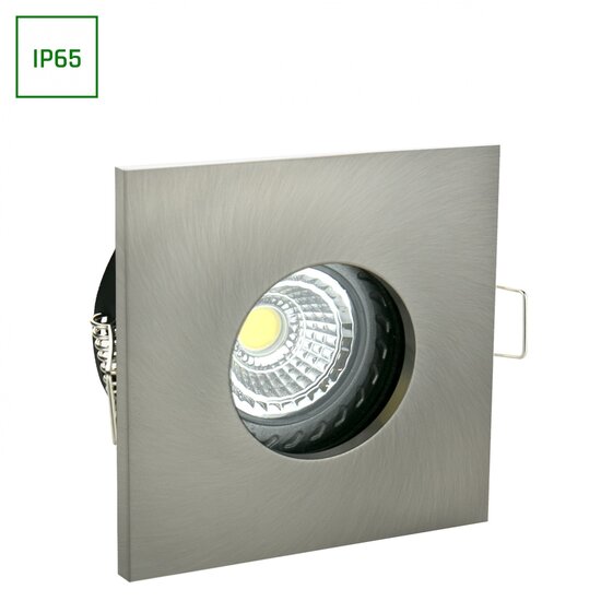 Spectrum LED FIALE IV GU10 SQUARE SILVER IP65 - Iluminación perfecta para cualquier espacio