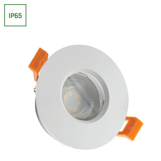 Spectrum LED FIALE IV GU10 ROUND WHITE IP65 - Perfecte verlichting voor elke ruimte