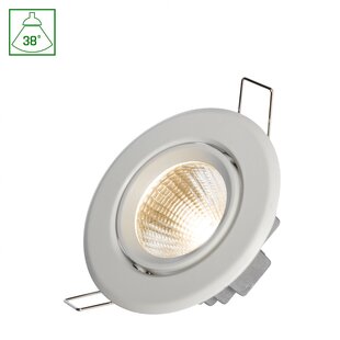 FIALE II 6W COB 38DEG 230V NW LED SPOT WHITE RING