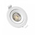 Spectrum LED FIALE CORE FLAT GU10 IP20 FI90X26MM WHITE ROUND ADJUSTABLE