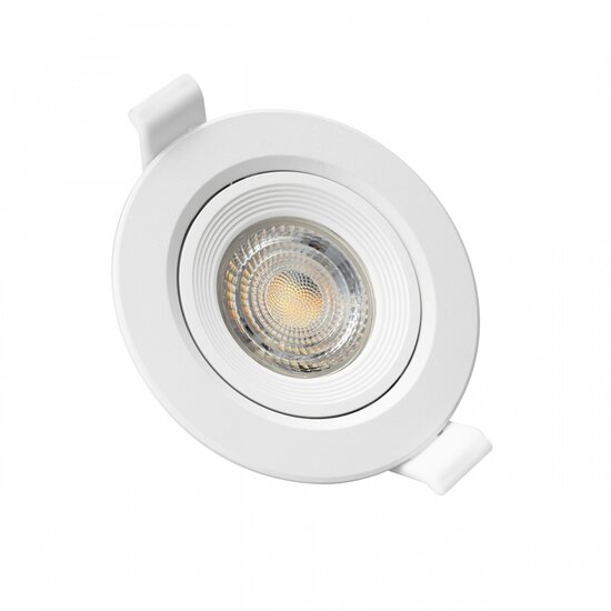 Spectrum LED FIALE CORE FLAT GU10 IP20 FI90X26MM WHITE ROUND ADJUSTABLE - Perfekte Beleuchtung für jeden Raum