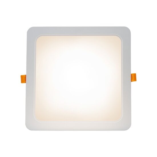 Spectrum LED DURE 3 DOWNLIGHT 24W WW 230V 110DEG IP54 IK06 220X220X34 - Perfecte verlichting voor elke ruimte