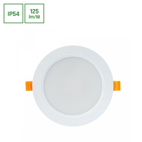 Spectrum LED DURE 3 DOWNLIGHT 12W WW 230V 110DEG IP54 IK06 145X34 - Perfekte Beleuchtung für jeden Raum