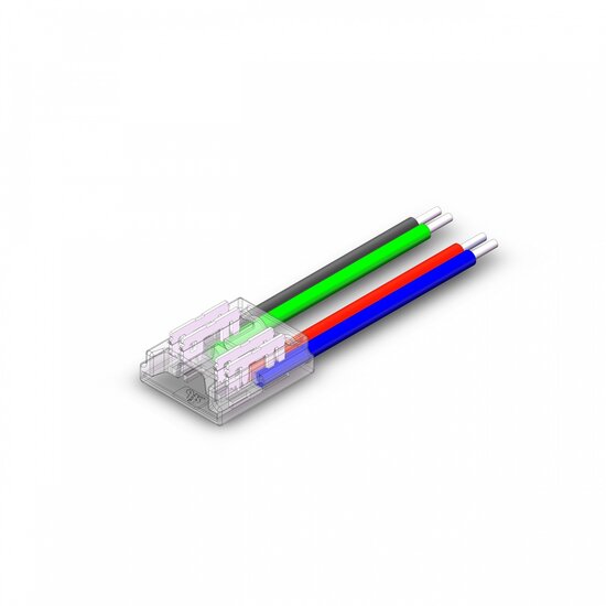 Spectrum LED Connector strip to cable COB RGB 10mm - Perfect for connecting LED strips