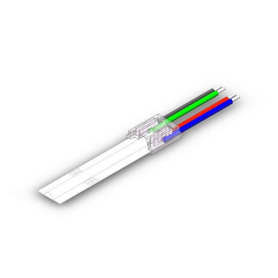 Spectrum LED Verbinderstreifen zu Kabel COB RGB 10mm - Ideal zum Anschließen von LED-Streifen