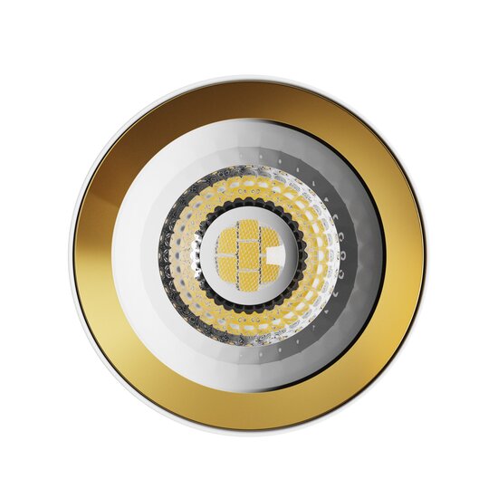 Spectrum LED CHLOE VARIOSA GU10 SURFACE MOUNTED GU10 230V IP20 55x100MM WHITE / GOLD ROUND - Schaffen Sie eine stilvolle Atmosphäre in Ihrem Raum
