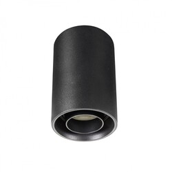 CHLOE SPOT GU10 SURFACE IP20 ROUND BLACK ADJUSTABLE