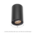 Spectrum LED CHLOE SPOT GU10 SURFACE IP20 ROUND BLACK ADJUSTABLE - Ideal für moderne Räume