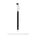 Spectrum LED CHLOE SLIM GU11/MR11 SUSPENDED FOR TRACK 3F 250V IP20 40X500+1M WIRE, BLACK, ADJUSTABLE BEAM ANGLE - Perfect lighting for any space