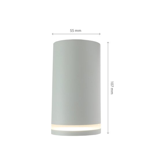 Spectrum LED CHLOE RING NATYNKOWA GU10 230V IP20 FI55*107MM WHITE - Ideale Deckenbeleuchtung für jeden Raum