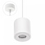 Spectrum LED CHLOE GU10 SUSPENDED GU10 250V IP65 90X97MM WHITE ROUND - Perfect for any modern space