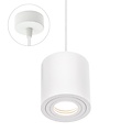 Spectrum LED CHLOE GU10 SUSPENDED GU10 250V IP65 90X97MM WHITE ROUND - Perfect for any modern space