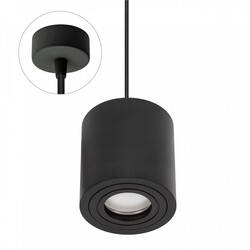 CHLOE GU10 SUSPENDED GU10 250V IP65 90X97MM BLACK ROUND FIXED