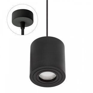 CHLOE GU10 SUSPENDED GU10 250V IP65 90X97MM BLACK ROUND FIXED