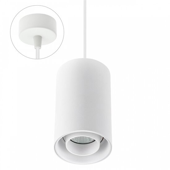 Spectrum LED CHLOE GU10 SPOT SURFACE GU10 250V IP20 80x130MM WHITE ADJUSTABLE SUSPENDED - Perfekte Beleuchtung für jeden Raum