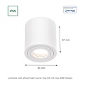 Spectrum LED CHLOE GU10 IP65 ROUND WHITE - Iluminación perfecta para cualquier espacio