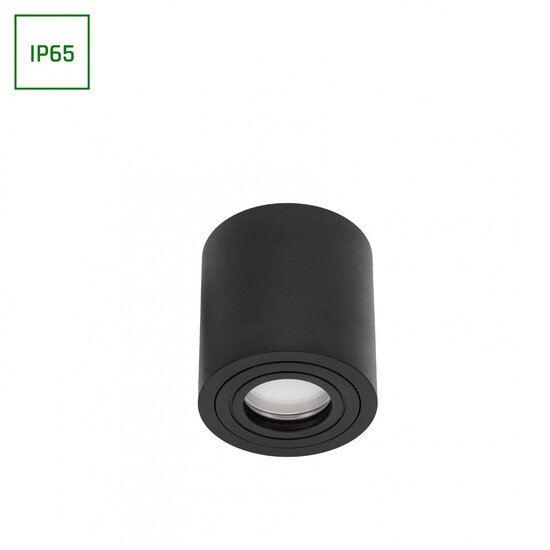 Spectrum LED CHLOE GU10 IP65 ROUND BLACK - Éclairage idéal pour tous les espaces